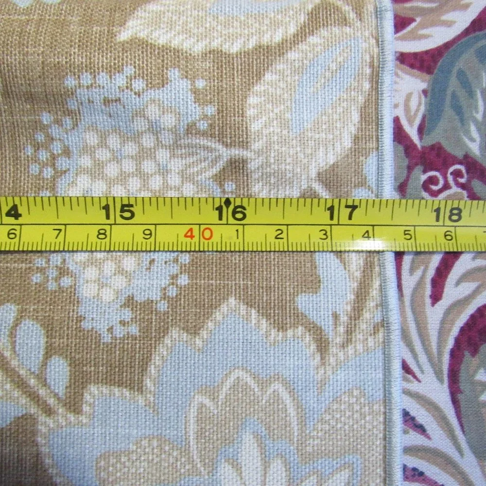 Lot of 5 Floral Print Napkins 17